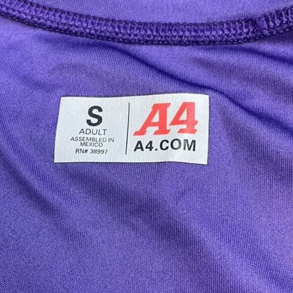 Squid Lips Sunset Bar Purple Performance Long Sleeve Shirt Size S NWOT Women - Picture 5 of 6